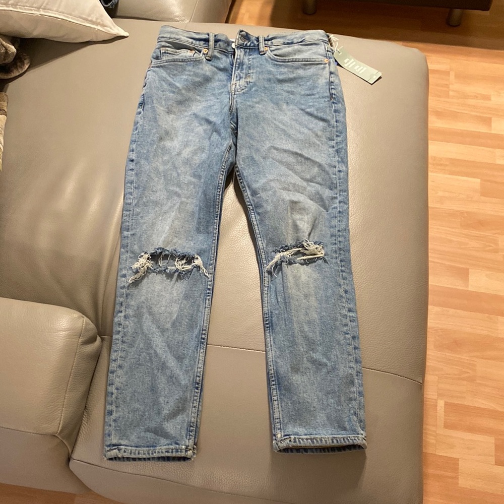 HM ripped jeans